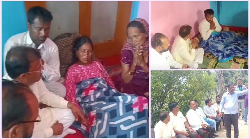 देहरादून : केतन लाल की हत्या के बाद कांग्रेस ने परिजनों से मुलाकात की |