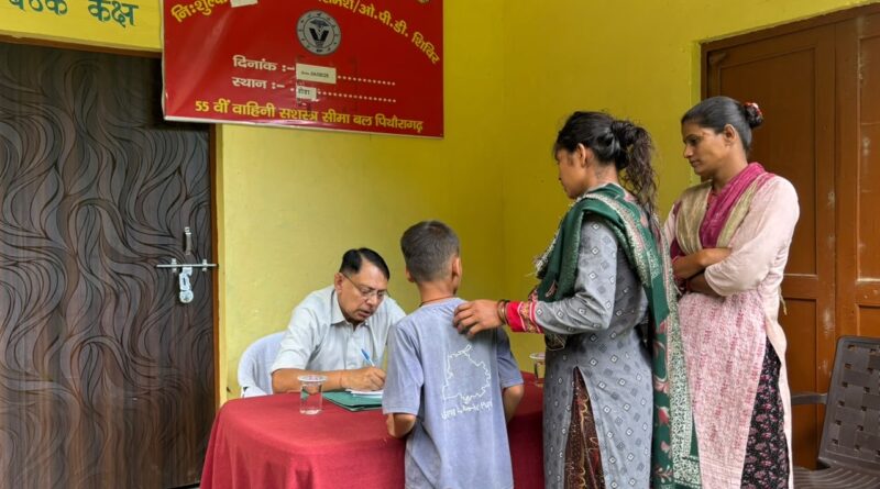 पिथौरागढ़ : सीमांत गांव डौड़ा में SSB ने लगाया निःशुल्क स्वास्थ्य शिविर |