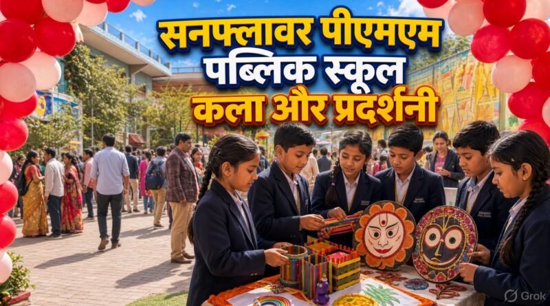 पिथौरागढ़ : सनफ्लावर पीएमएम पब्लिक स्कूल की एनुअल आर्ट एग्जीबिशन में बच्चों ने बिखेरे रंग |